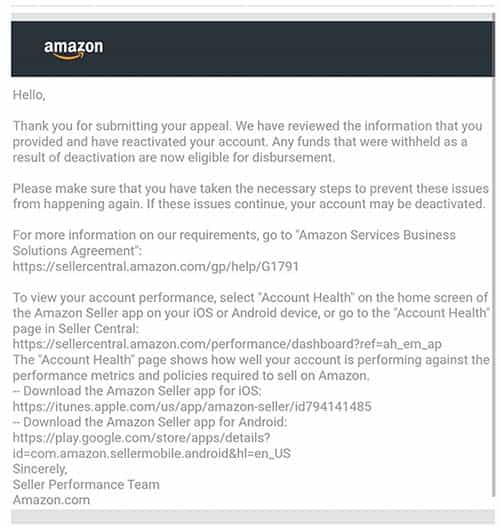 Amazon Appeal