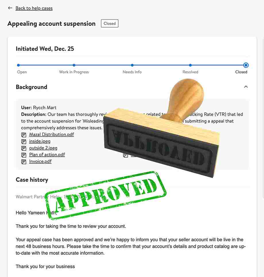 Walmart Suspension Appeal, Walmart Account Reinstatement