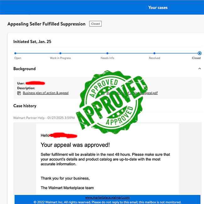 Walmart Suspension Appeal, Walmart Account Reinstatement